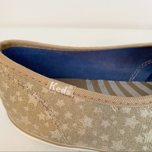 Keds Champion Star Fashion Gold Sneakers - Size 9 - Picture 6 of 14
